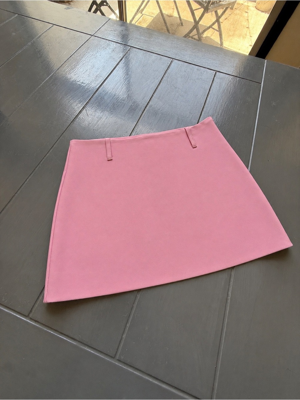 Tiger Mist Pink Mini A-Line Skirt